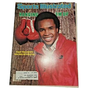 Sports Illustrated Nov 15 1982 Sugar Ray Leonard Hanging Em Up Boxing